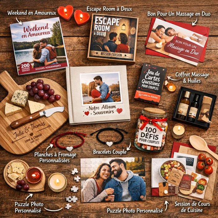 Quels cadeaux offrir pour renforcer la complicité du couple ?