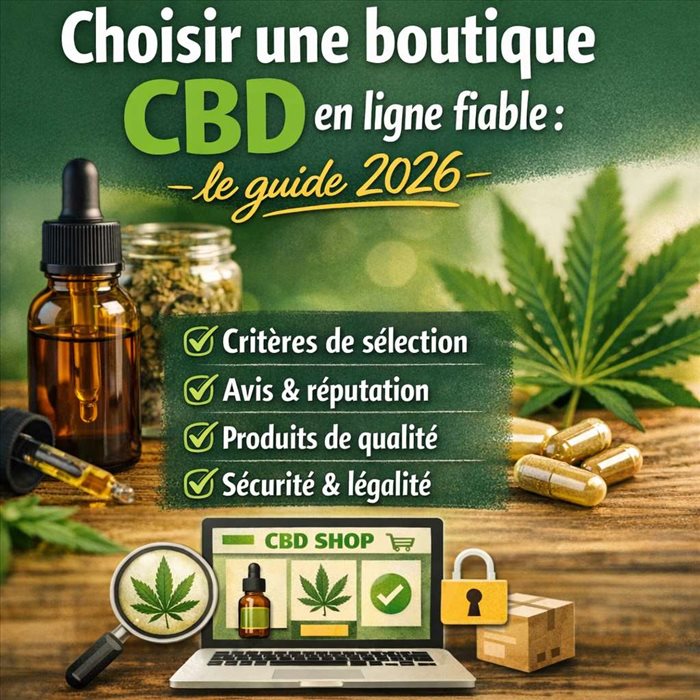 Choisir une boutique CBD en ligne fiable : le guide 2026